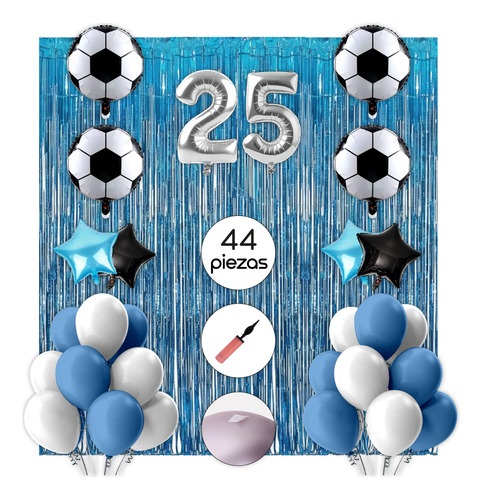 Combo Globos De Belgrano Deco Cumpleaños Super Completo 25 Set Cumpleaños