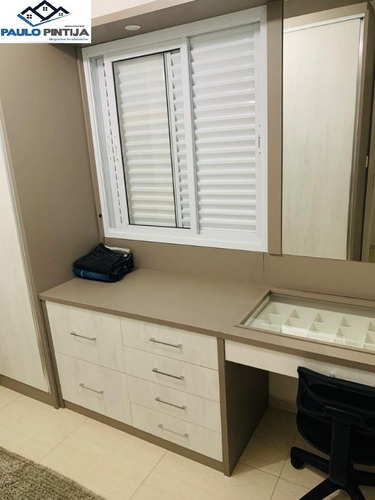 Imagem 10 de 30 de Apartamento No Edifício Porto Príncipe Com 3 Quartos (1 Suíte) Com Móveis Planejados. - Ap01603 - 68145053