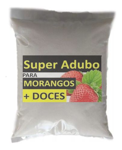 Adubo Nutritivo Morango Fertilizante Fase Inicial Faz 50 L