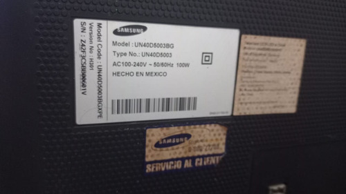Imagen 3 de 3 de Tv Samsung 40 Pulgadas