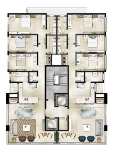 Imagem 4 de 7 de Apartamento Com 3 Dormitórios À Venda, 132 M² Por R$ 1.535.000,00 - Praia Grande - Torres/rs - Ap2440