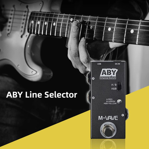 Effect Maker Aby Switch Pedal Channel Aby Box Mini M-vave -