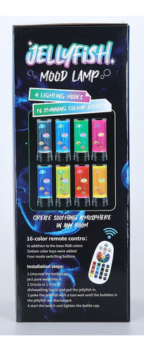 Lampara Medusas Luces Nocturna Luz De Noche Led Multicolor