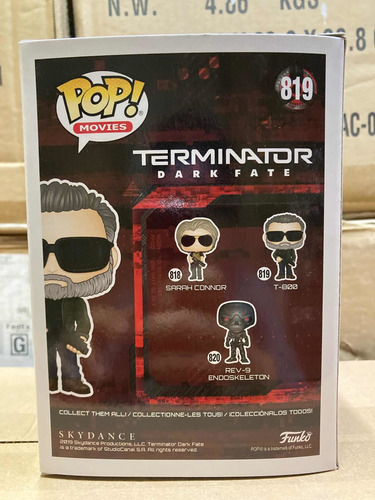 T-800 819 Terminator Dark Fate Funko Pop Película Arnold