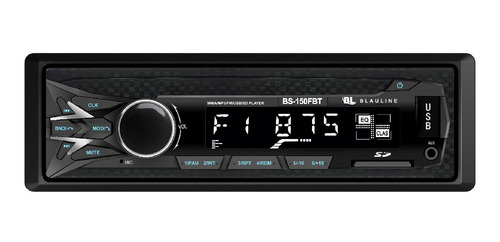 Estereo Blauline Bs150fbt Frente Fijo 45wx4.