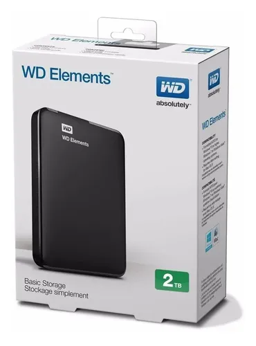 externo Western Digital WD Elements Portable WDBU6Y0020BBK 2TB