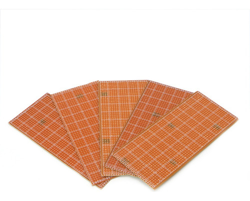 5 Piezas De 6,5 X 14,5 Cm Stripboard Veroboard Sin Cortar Pc