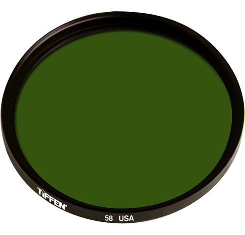 Tiffen 55mm Green #58 Glass Filter For Black & White Film