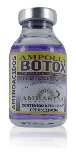 Ampolla Capilar Botox Aminoacidos 25ml - mL a $569