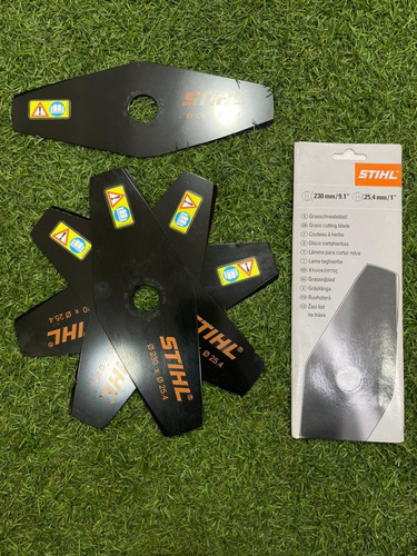 Imagen 2 de 3 de Cuchilla Stihl Desmalezadora Hojilla Corbata Guadaña 2 Punta