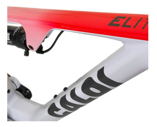 Bicicleta Caloi Carbon Fs Sport 2025 Cor Branco Tamanho Do Quadro G