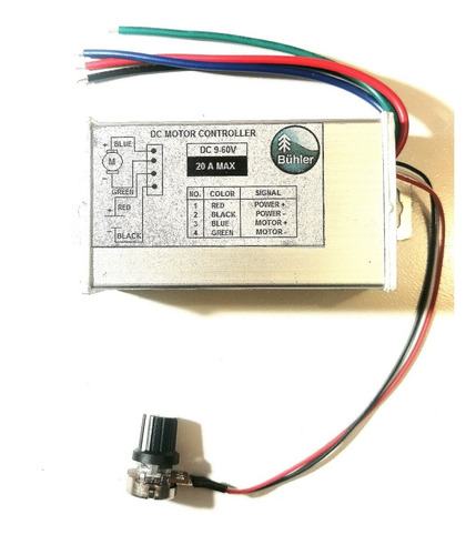 Control Electrónico De Velocidad, Para Motores 12 A 60vdc. 