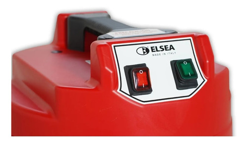 Imagen 3 de 3 de Aspiradora industrial Elsea RC370P 37L plateada y roja 220V 50Hz/60Hz