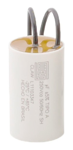 Capacitor Weg/ Jl 12uf P/ Motor Portão Eletrônico