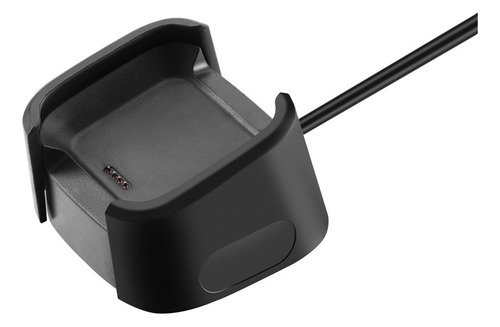 Cargador Compatible Con Fitbit Versa 1 O Versa Lite Negro