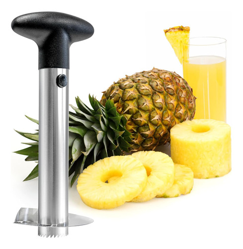 Descorazonador De Piña, Cocina De Acero Inoxidable, Fácil De