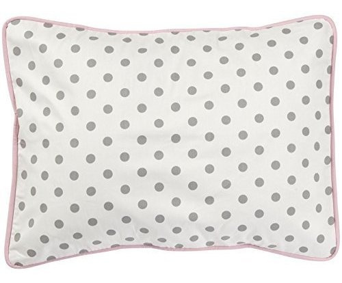 Recién Llegados Peace, Love & Pink Standard Sham - Blanco - 