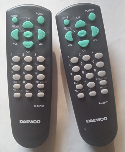 Control Remoto Tv Daewoo Modelo R-43a01