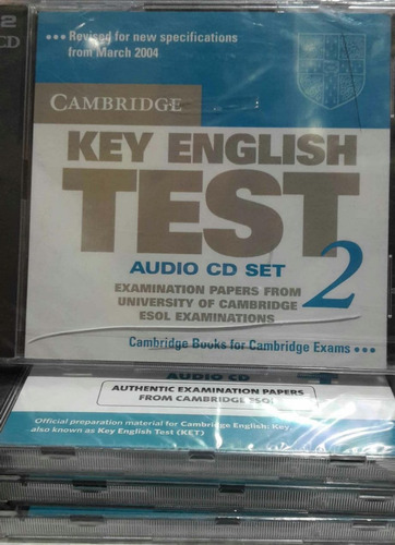 Key English Test 2 Audio Cd - Cambridge