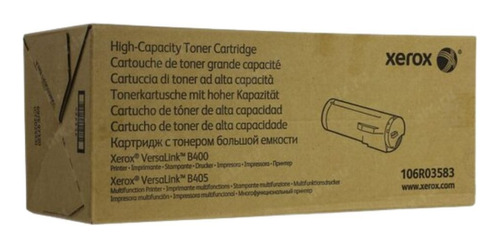 Toner Xerox Original 106r03583 Negro