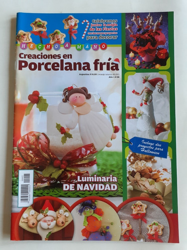 Revista Hecho A Mano Creaciones En Porcelana Fria Num.2 