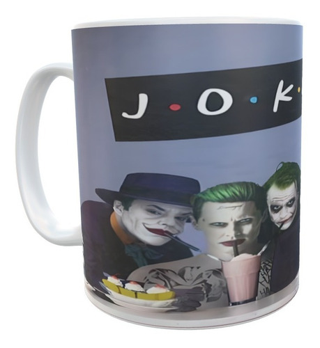 Taza Cerámica Joker Friends Sublimada 
