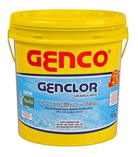 Cloro Granulado Concentrado 10kg - Genco