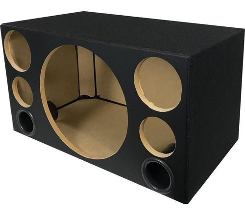 Caixa Vazia P/ 1 Woofer 15 + 2 Driver + 2 Tweeter + 2 Duto
