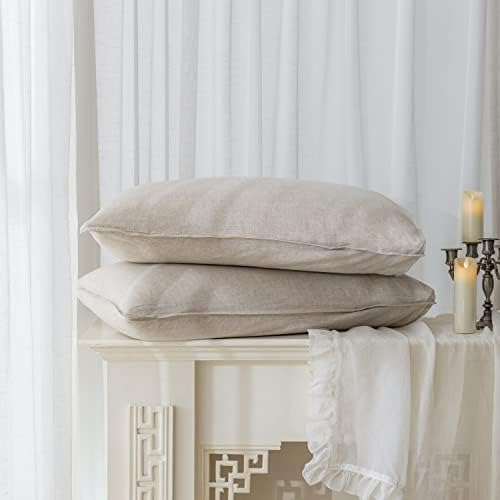 Everly Linen Juego De Sábanas Queen, Sábanas De Lino Francés