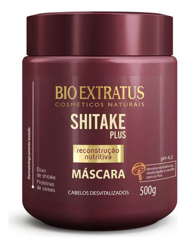 Mascara  Limpeza Nutritiva Shitake 500 G Bio Extratus K471