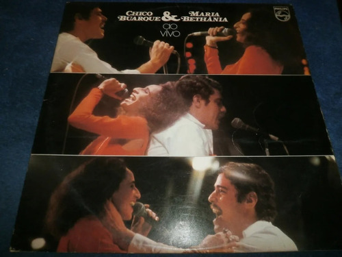 María Bethania & Chico Buarque Ao Vivo Lp Vinilo Imp Brasil