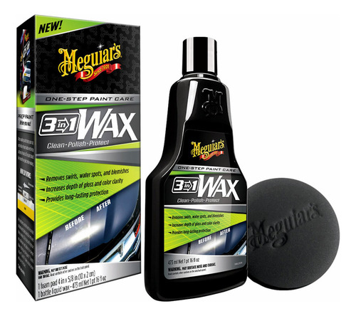 Meguiar's 3 En 1 Wax (cera 3 En 1) G191016