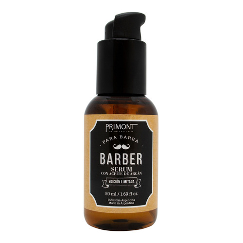 Primont Barber Serum De Barba Con Aceite Argan Barberia 20ml