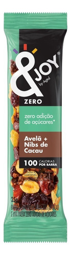 Barra de Nuts Avelã e Nibs de Cacau &Joy Pacote 25g