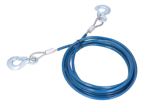 Linga De Remolque De Acero Para Autos Camionetas Timalo Color Azul