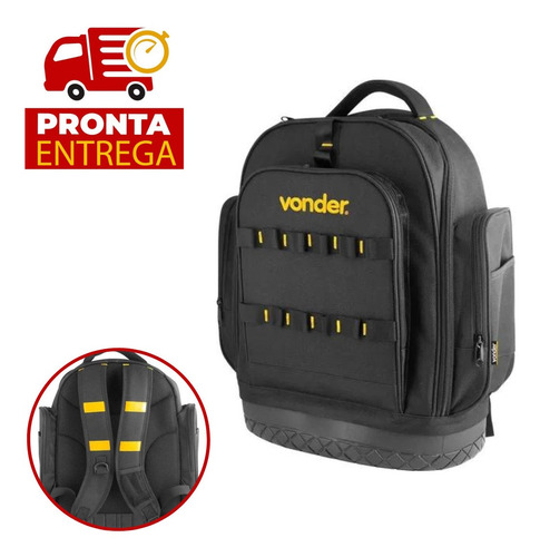 Mochila Ferramenta Base Borracha Mov0300 Mochila Vonder