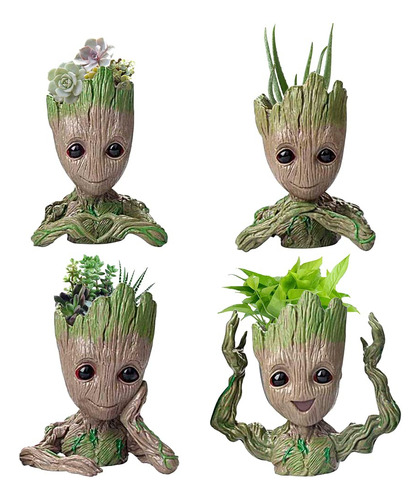 Ta Para Arbol Hombre Maceta Agujero Drenaje Soporte Lapiz 6