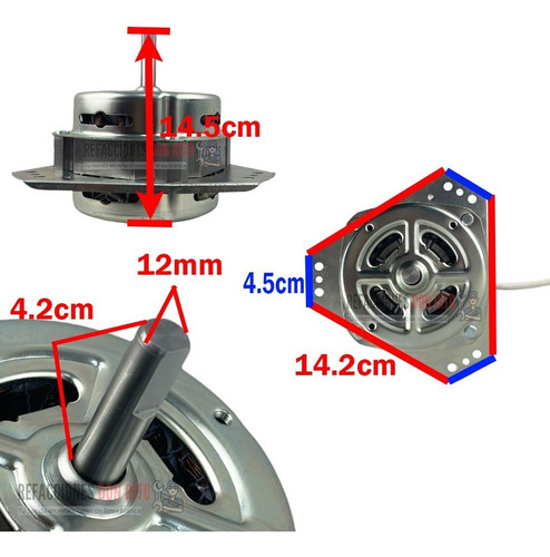 Para · Motor Exprimido Lavadora De 2 Tinas Sirve Easy
