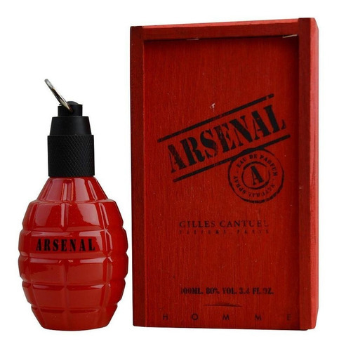 Perfume para hombre Gilles Cantuel Arsenal Red Edp 100 ml