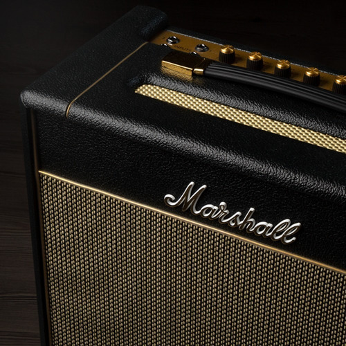 Amplificador Marshall Sv20c Studio Combo Valvular 20w Uk Color Negro Con detalles en Dorado