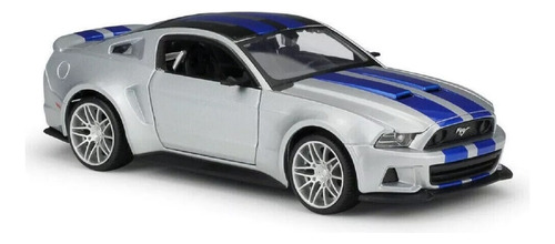 Ford Mustang Street Racer Maisto 2014 Plata 1/24 Diecas [u]