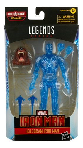 Marvel Legends Baf Ursa Major - Iron Man Holograma