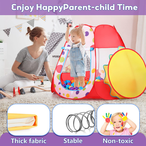 Tent De Juego De Bolas Para Bebés Wilhunter Para Niños Con
