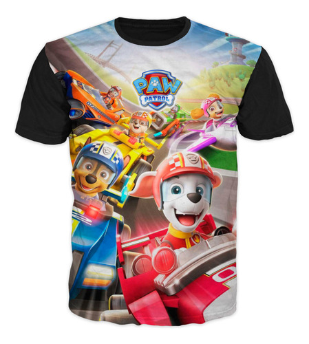 Camisetas De Paw Patrol Para Niños Niñas Patrulla Canina 