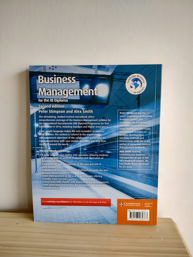 BUSINESS MANAGEMENT FOR THE IB DIPLOMA *2nd Ed* #, de STIMPSON, Peter & SMITH, Alex. Editorial CAMBRIDGE UNIVERSITY PRESS en inglés