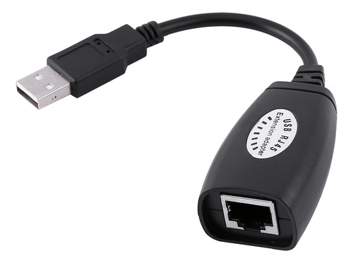 Extensión Ethernet 2.0 Hub Hub De 4 Puertos Usb A Rj45
