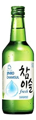 Alcohol Coreano Soju Jinro Sabor Chamisul Fresh 2 Pzas 360ml