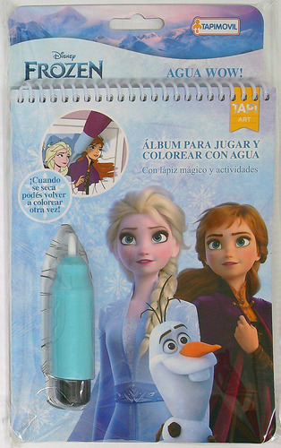 Frozen - Agua Wow - Tapi Art - Incluye Lapiz Magico De Agua, de Disney. Editorial Tapimovil, tapa dura en español
