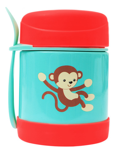 Pote Térmico Buba Infantil 320ml Frio E Quente Macaco Fun