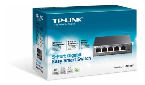 Tl-sg105e | Switch Easy Smart De 5 Puertos Gigabit